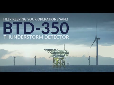 Keep your operations safe with the BTD-350 Marine Thunderstorm Detector – YouTube